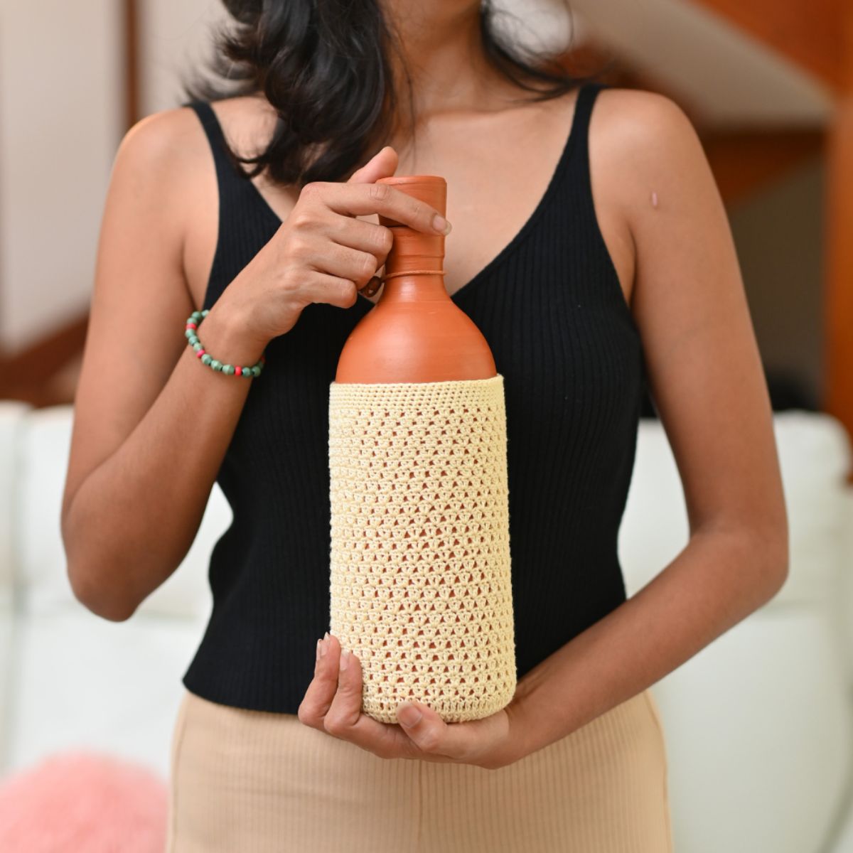 "Jumbo" Clay water bottle (1L) - Image 5